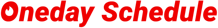 Oneday Schedule